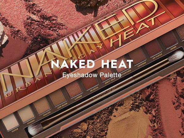 Urban Decay Naked Heat Eyeshadow Palette 12 Colours Nude Brown Neutral Warm