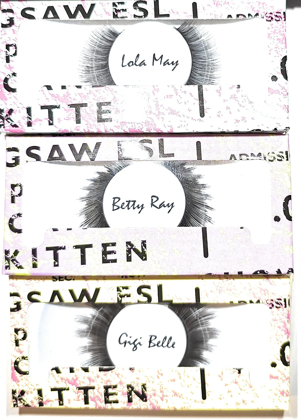 Eye Lashes Extension Kit - Pack of Three Styles