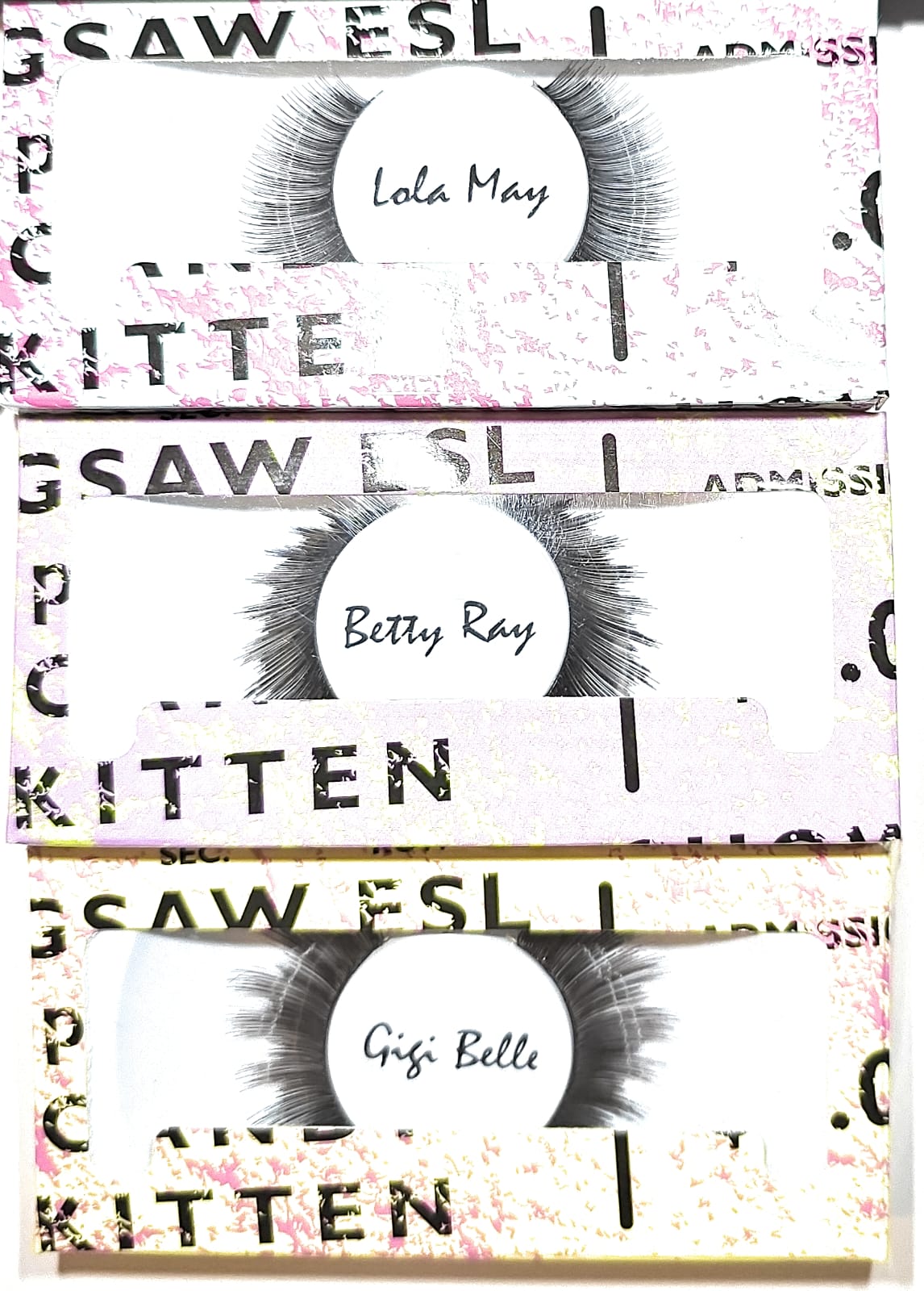 Eye Lashes Extension Kit - Pack of Three Styles