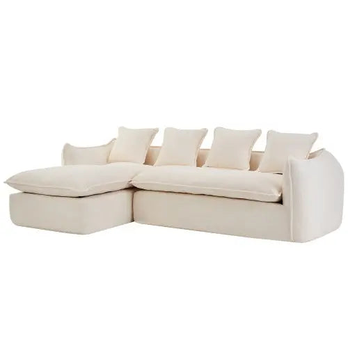 LuneluX_Home – Oversized 3-Seater L-Shape Sofa with Chaise Core Trading Uk