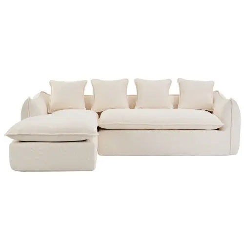 LuneluX_Home – Oversized 3-Seater L-Shape Sofa with Chaise Core Trading Uk