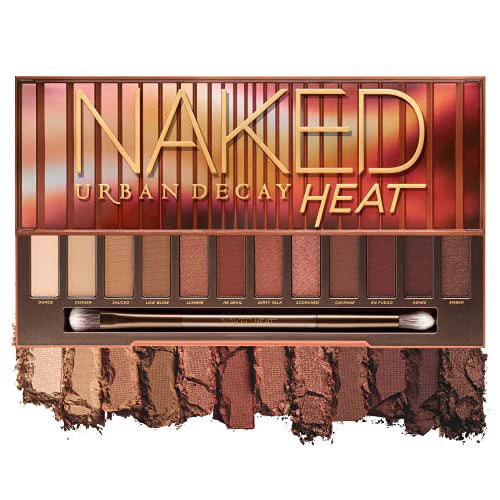 Urban Decay Naked Heat Eyeshadow Palette 12 Colours Nude Brown Neutral Warm